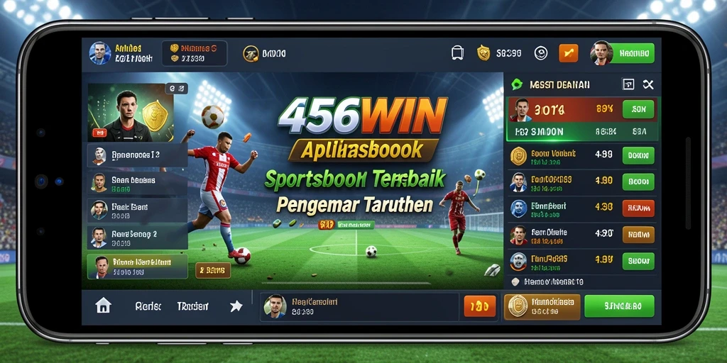 Tampilan gameplay interaktif di aplikasi 456WIN untuk taruhan olahraga.