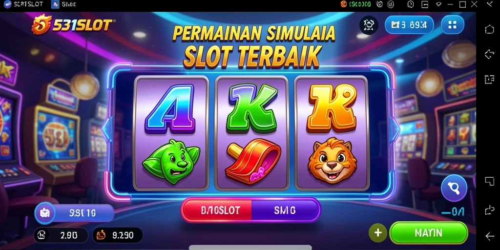Tampilan permainan slot virtual yang menarik dan interaktif.