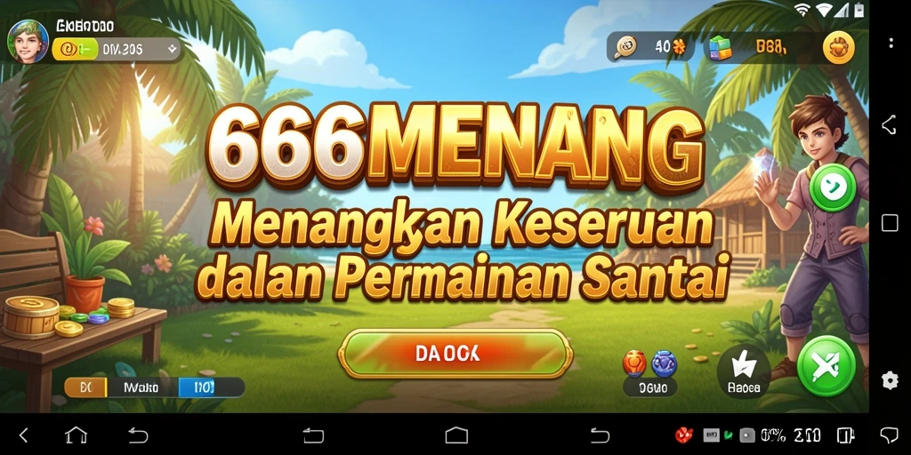 Tampilan gameplay <strong>666MENANG</strong> yang penuh warna dan seru.