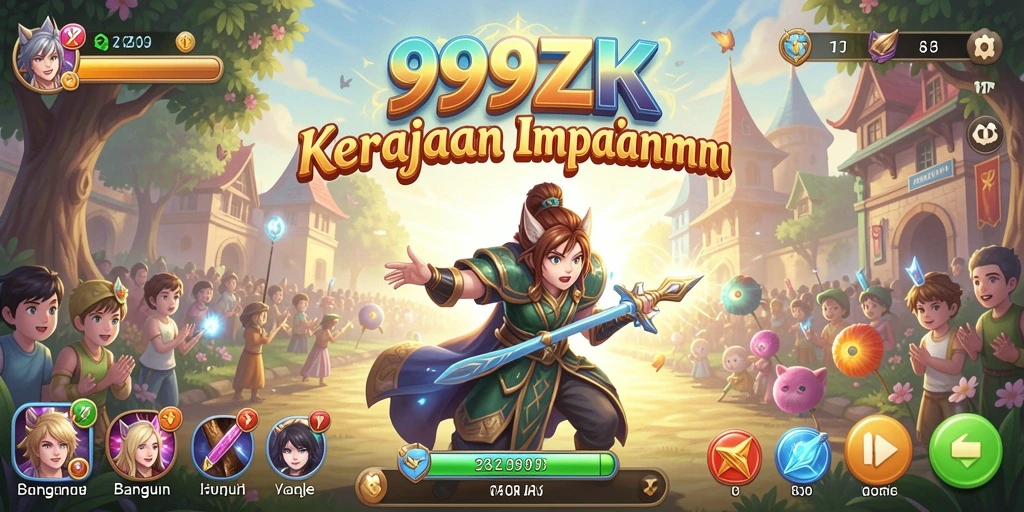 Tampilan gameplay menarik dari 999ZK dengan strategi mendalam.