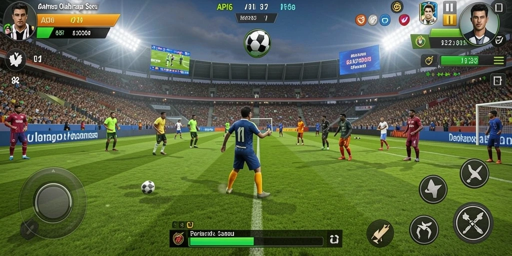 Tampilan menarik dari gameplay API36 yang penuh aksi olahraga.