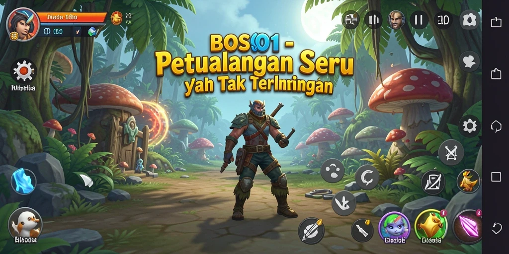 Tampilan menakjubkan dari gameplay petualangan BOS01.