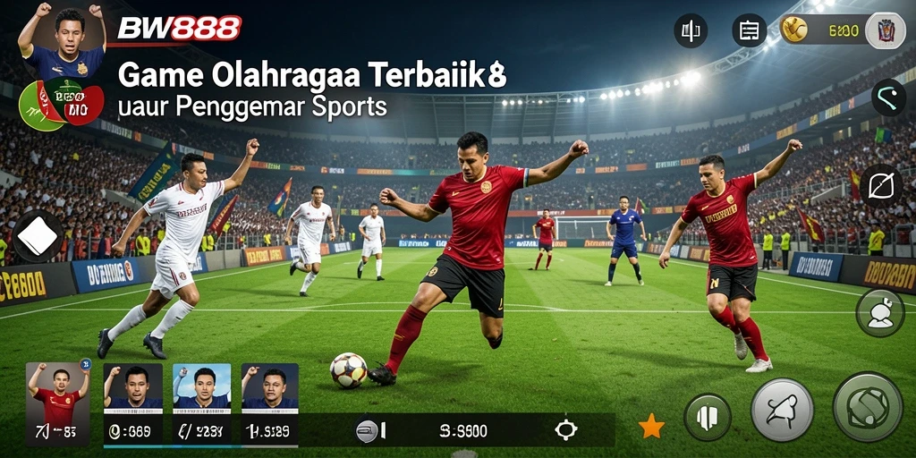 Tangkapan layar BW888 menampilkan aksi seru dalam pertandingan olahraga.