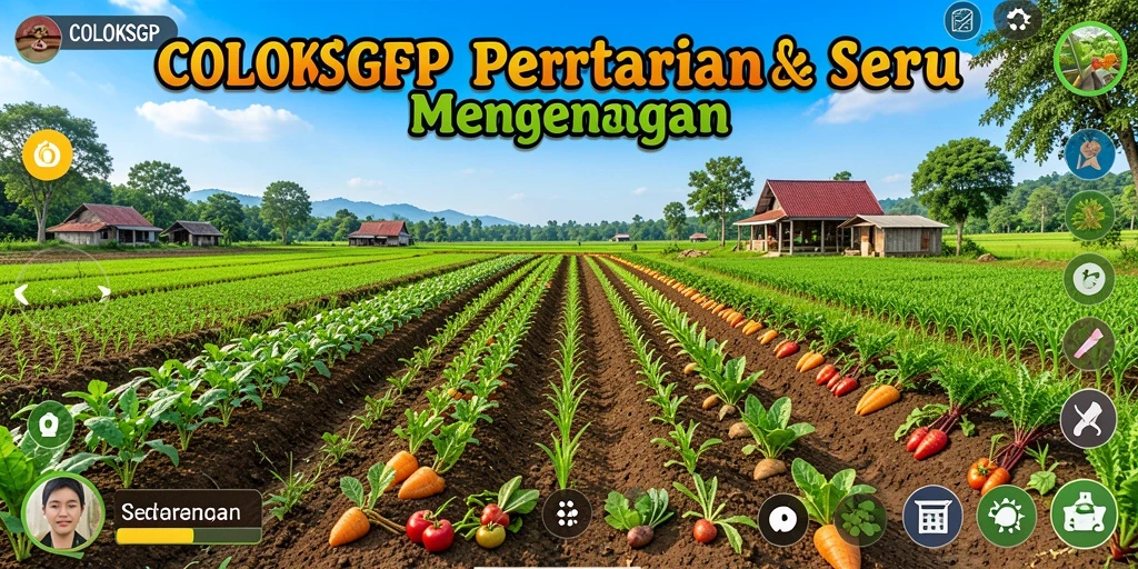 Screenshot gameplay COLOKSGP menampilkan pengalaman bertani yang seru.