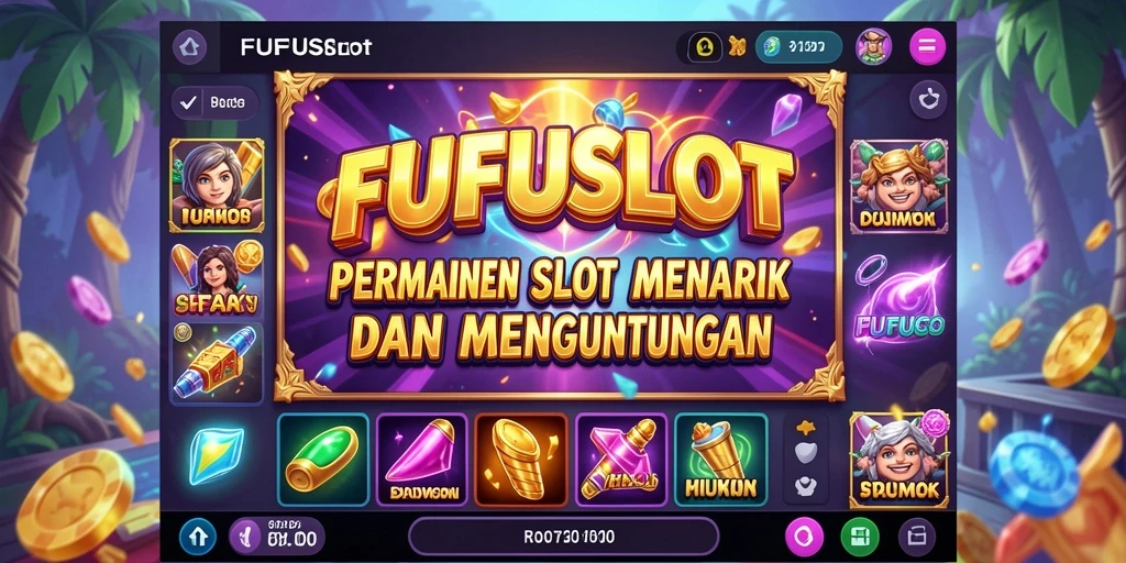 Tampilan gameplay menarik FUFUSLOT menawarkan keseruan bermain Slot.