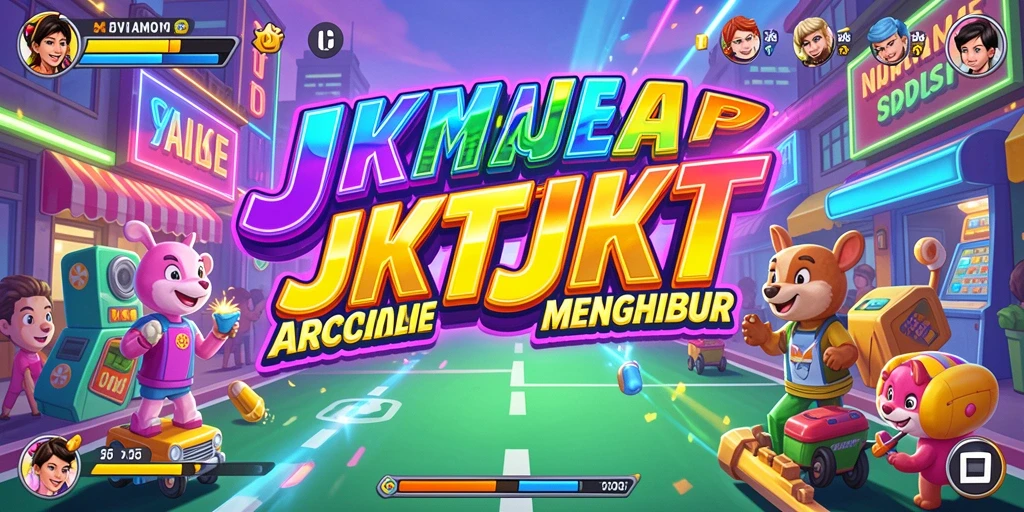 Screenshot JKTJKT menampilkan aksi seru gameplay Arcade.