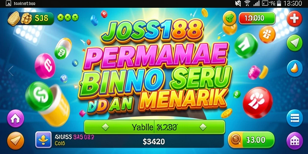 Tampilan gameplay Bingo yang mendebarkan di JOSS188.