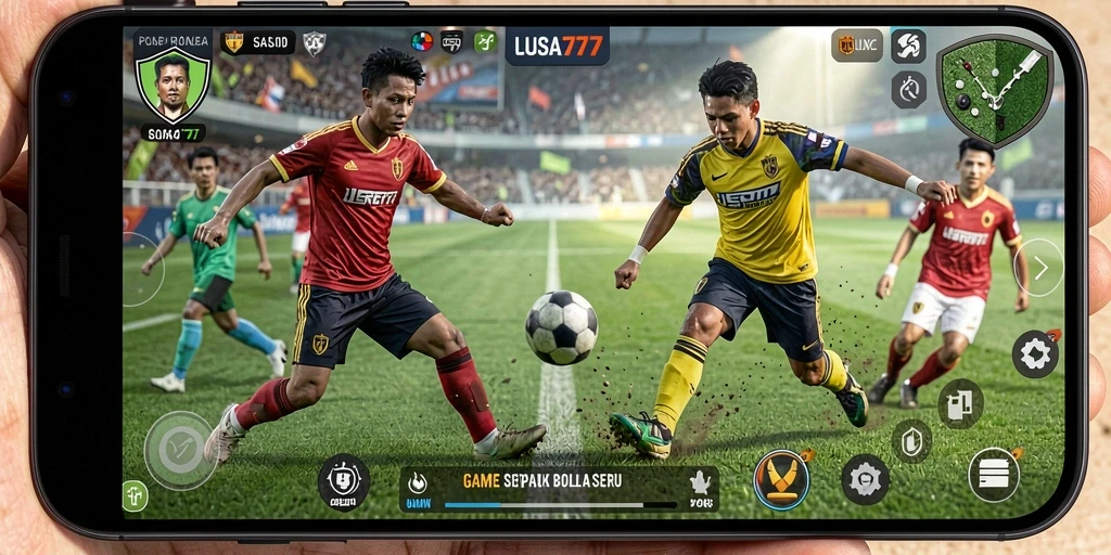 Tampilan menarik gameplay sepak bola LUSA777