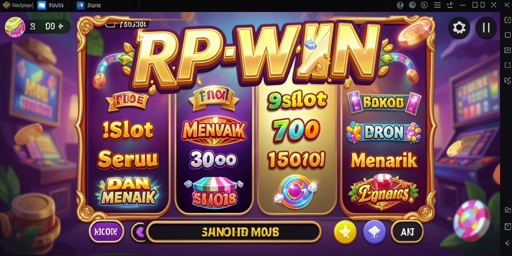 Tampilan gameplay RPWIN yang penuh warna dan menarik.
