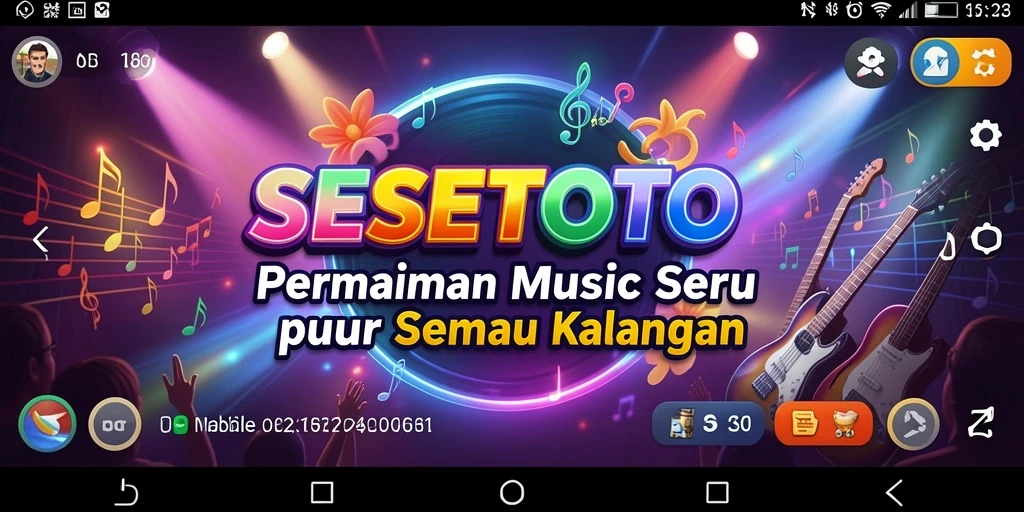Tampilan gameplay SESETOTO yang seru dan interaktif.